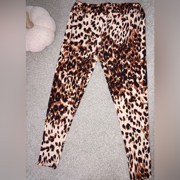 BNWOT LLR TC Cheetah Print Leggings - Picture 4 of 6